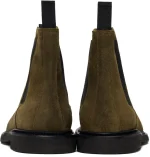 Classic Waxed Suede Chelsea Boots Khaki- Common Projects - Image 3